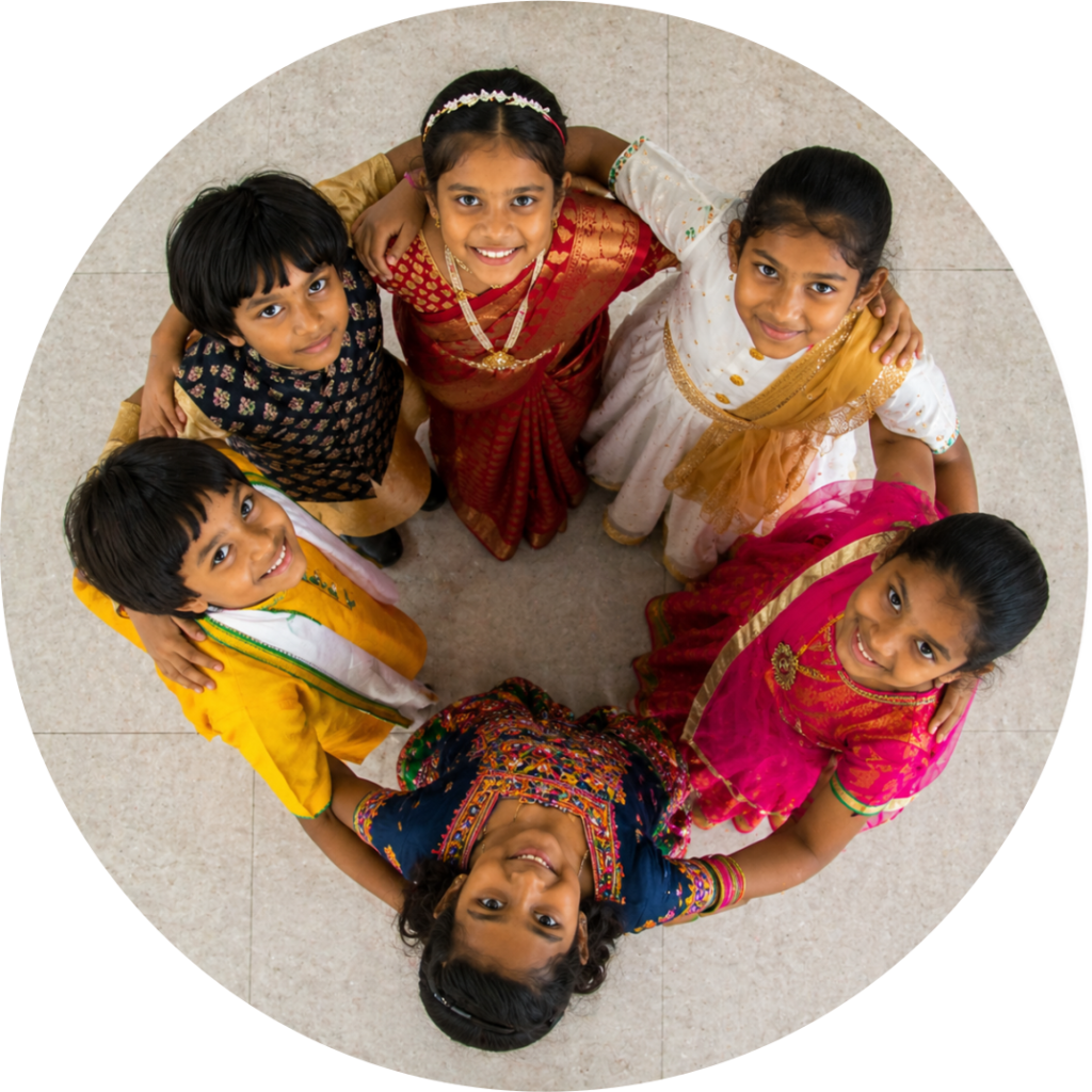 kids in cirlce